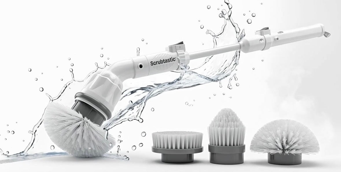 Cordless Spin Scrubber Electric Multipurpose Cleaning Brush for Kitchen Bathroom Toilet - Household Hair Brushes And Mops